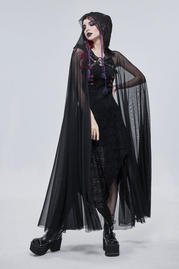 The Witch’s Circle – Pentagram Lace Cape