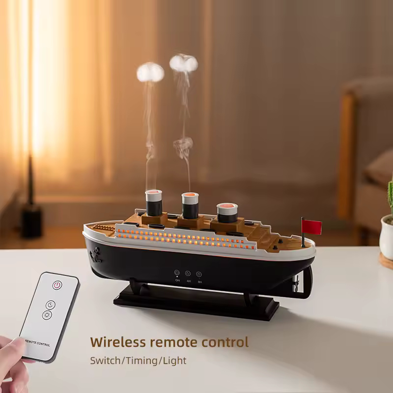 Train Aromatherapy Diffuser Air Humidifier + Ship Aromatherapy Diffuser Air Humidifier + Aromatherapy