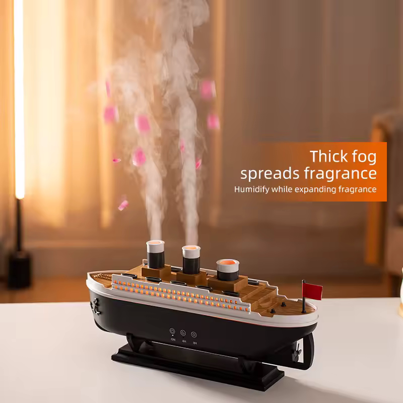 Train Aromatherapy Diffuser Air Humidifier + Ship Aromatherapy Diffuser Air Humidifier + Aromatherapy